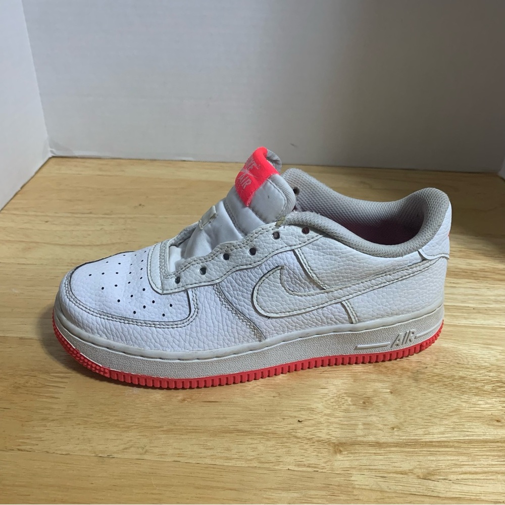 Nike Air‎ Force 1 Low '07, White / Pink  Size 4Y # A02298-101